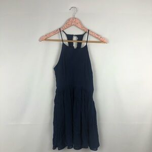 Women's Altar’d State Navy Blue Sleeveless Tank Mini Dress Size Small